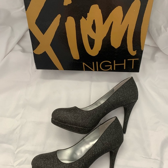 Fioni Night Glittery 4” Stiletto Heels - Picture 6 of 10